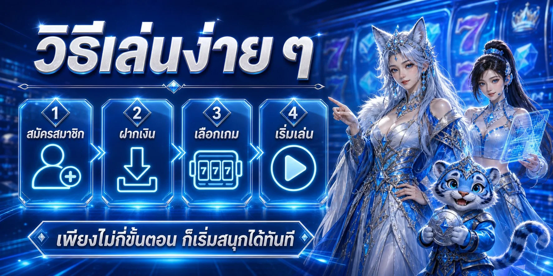 ขั้นตอนสมัครสมาชิก PGS42 ง่ายเพียง 3 ขั้นตอน